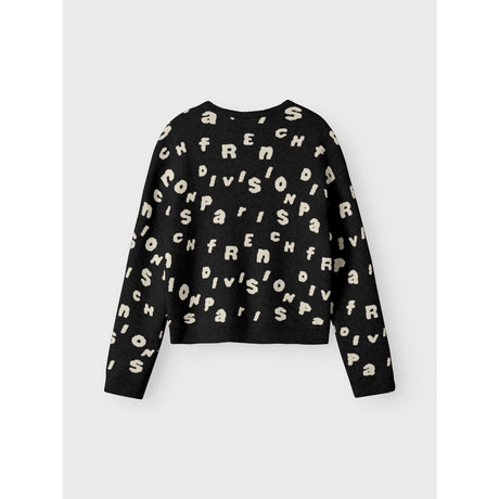 Name It Black Nkfoline Ls Strikk Bf