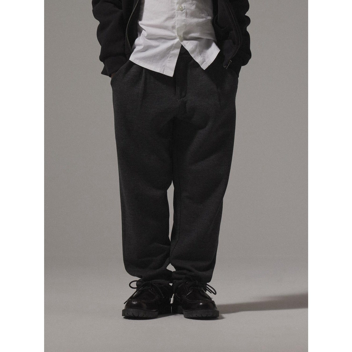 Name It Dark Grey Melange Nkmrobino Sweat Chino Bukser Unb