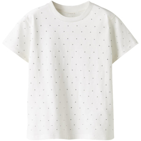 Name It Bright White Nkfruaja Ss Nreg Topp Noos