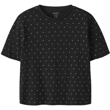 Name It Black Nkfruaja Ss Nreg Topp Noos