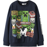 Name It Navy Blazer Nkmneven Minecraft Nreg Sweat Bru Bfu