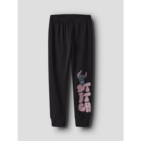 Name It Black Nkfolina Stitch Ls Natttøy Wdi