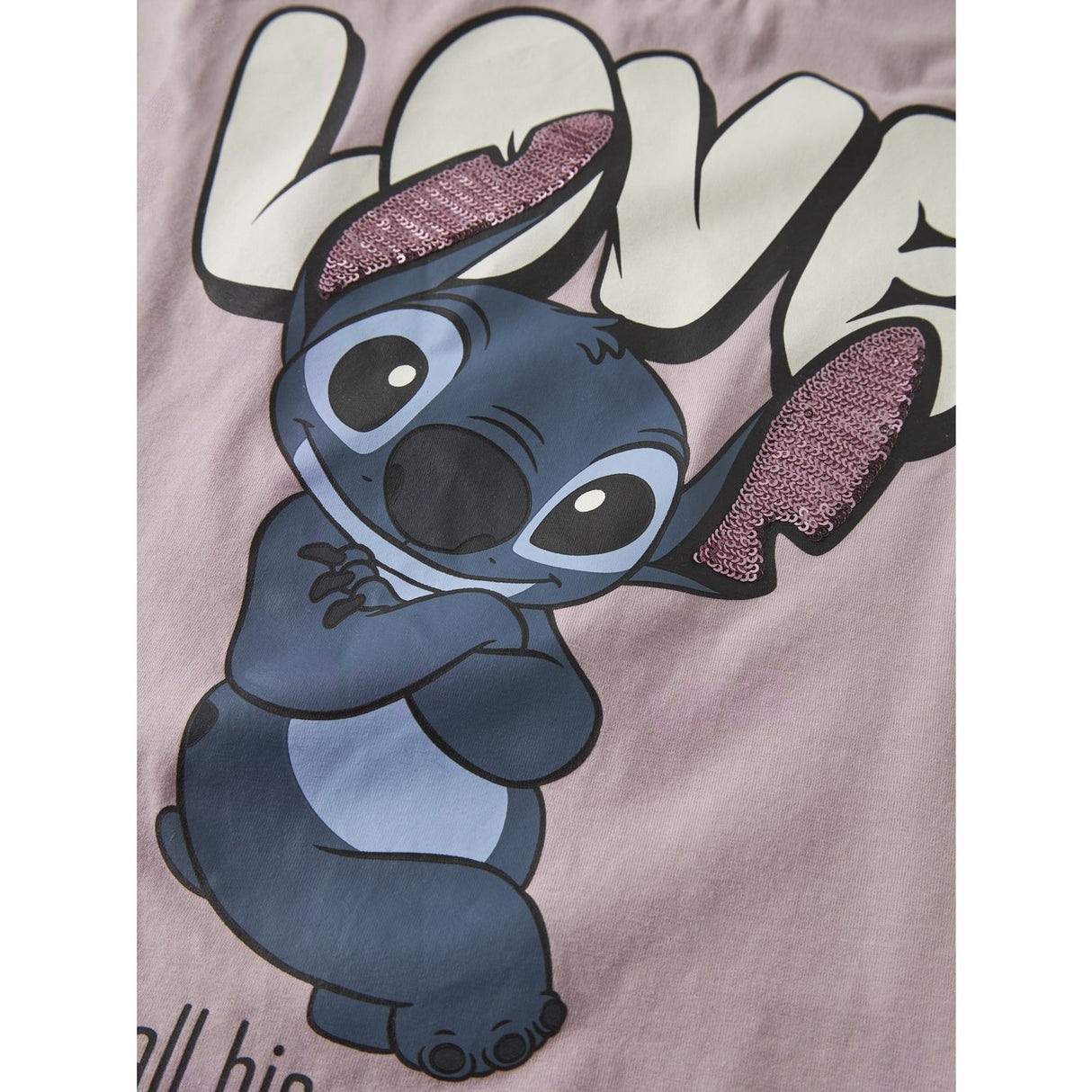 Name It Keepsake Lilac Nkfodina Stitch Ss Nreg Topp Box Wdi