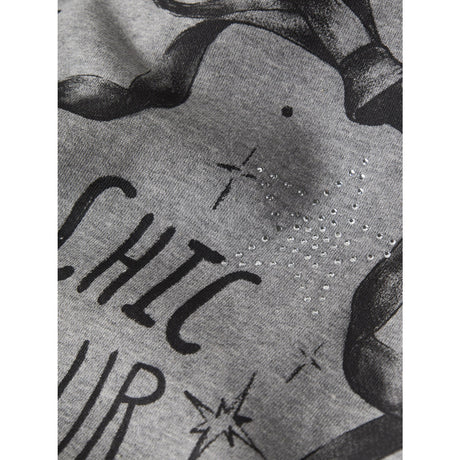 Name It Grey Melange Nkfrastin Ls Rlx Sweat Bru