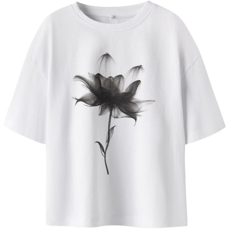 Name It Bright White Nkfsvea Ss Rlx Topp Box