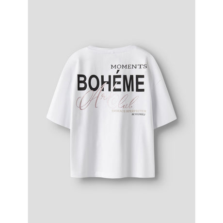 Name It Bright White Nkfsvea Ss Rlx Topp Box