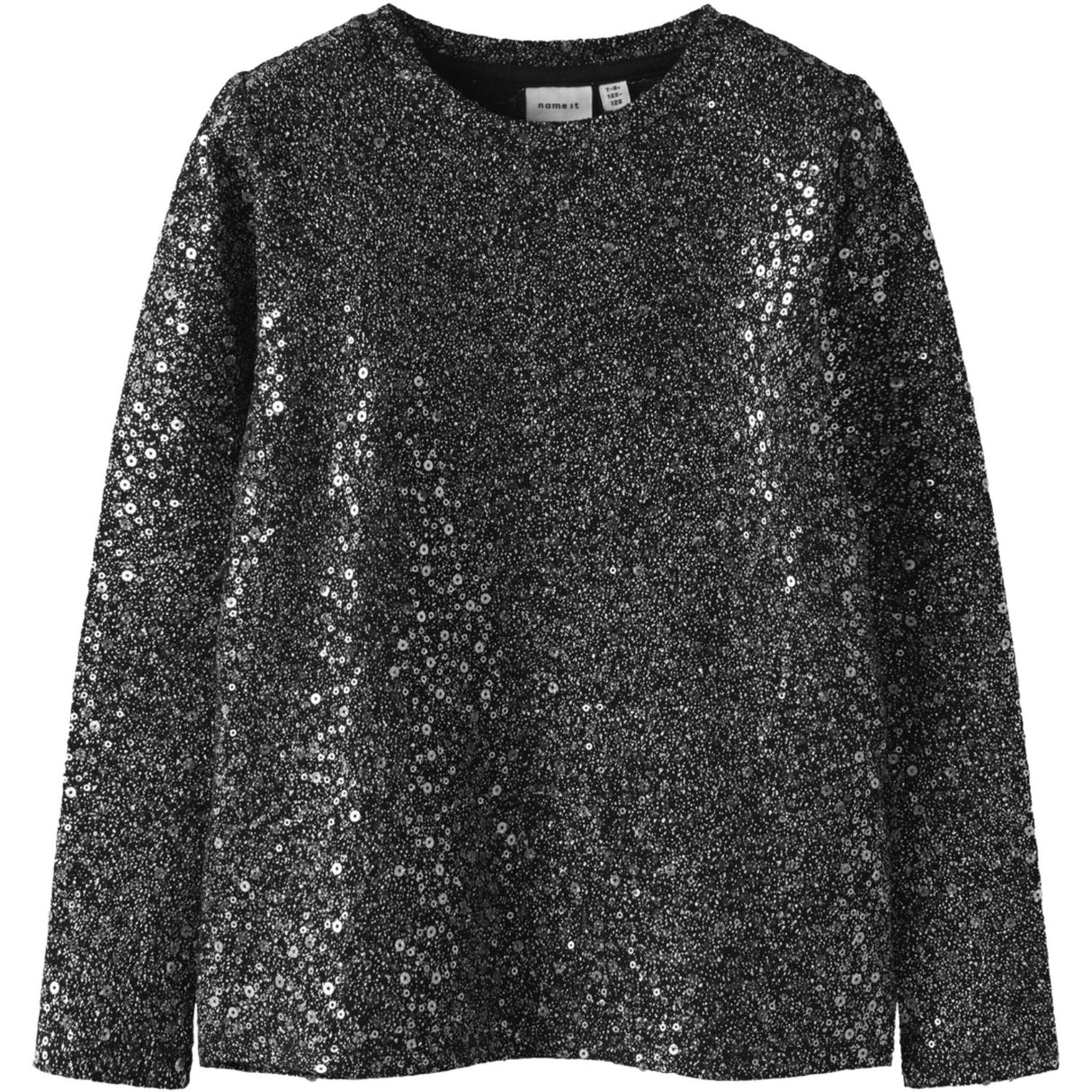 Name It Black Nkfsura Ls Topp