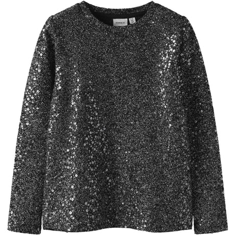 Name It Black Nkfsura Ls Topp
