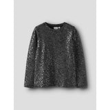 Name It Black Nkfsura Ls Topp