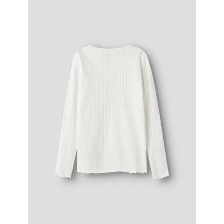 Name It Cloud Dancer Nkfvibse Ls Slim Topp