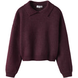 Name It Burgundy Nkfsonia Ls Polo Strikk