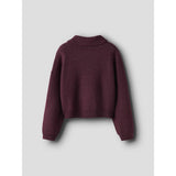 Name It Burgundy Nkfsonia Ls Polo Strikk