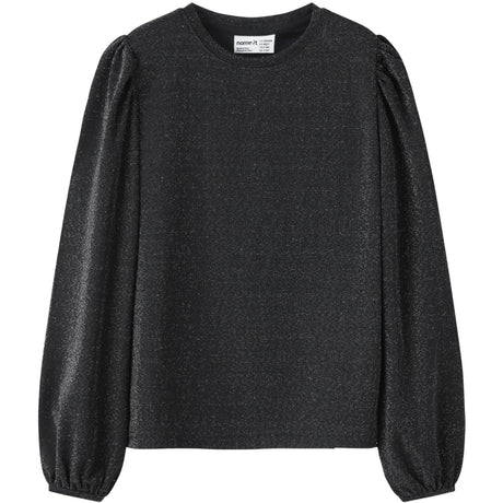 Name It Black Nkfroisin Ls Topp