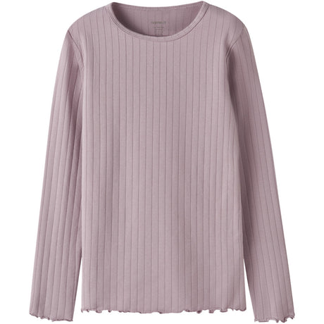Name It Keepsake Lilac Nkfvibse Ls Slim Topp