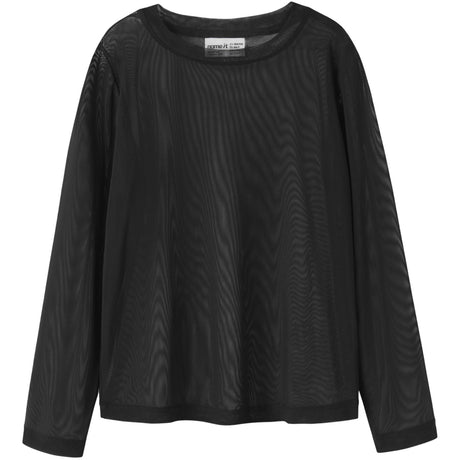 Name It Black Nkfrophelia Ls Mesh Topp