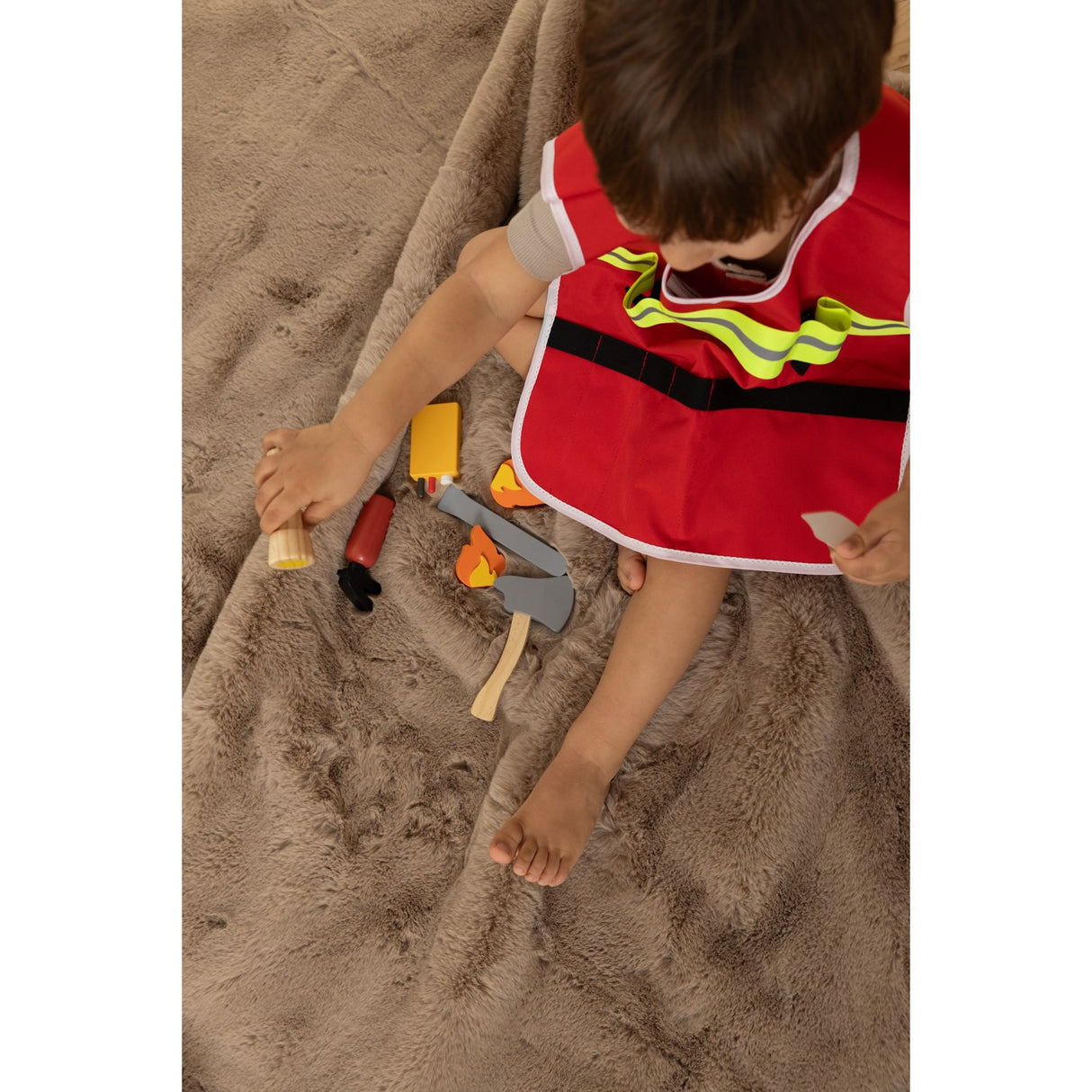 Dantoy Brandmand Sett Tre I Gaveeske 10 Dele