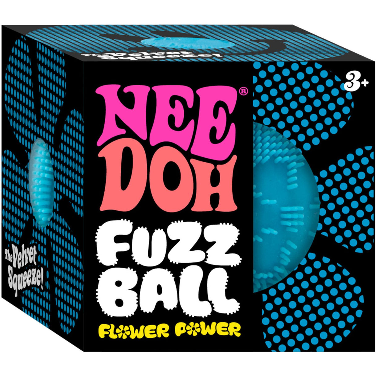 NeeDoh Fuzz Ball Flower Power 5 Asst. CDU