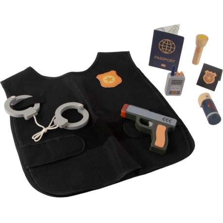 Dantoy Politimand Sett Tre I Gaveeske 8 Dele