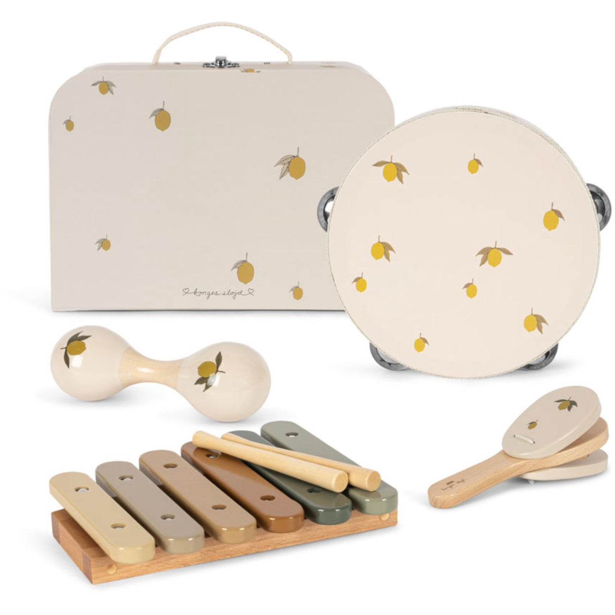 Konges Sløjd Lemon Musikk Sett Lemon Glossy Fsc