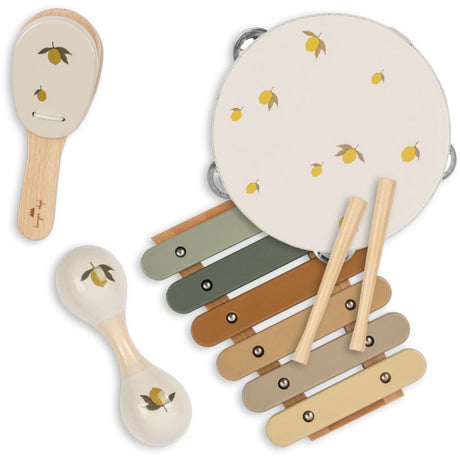 Konges Sløjd Lemon Musikk Sett Lemon Glossy Fsc