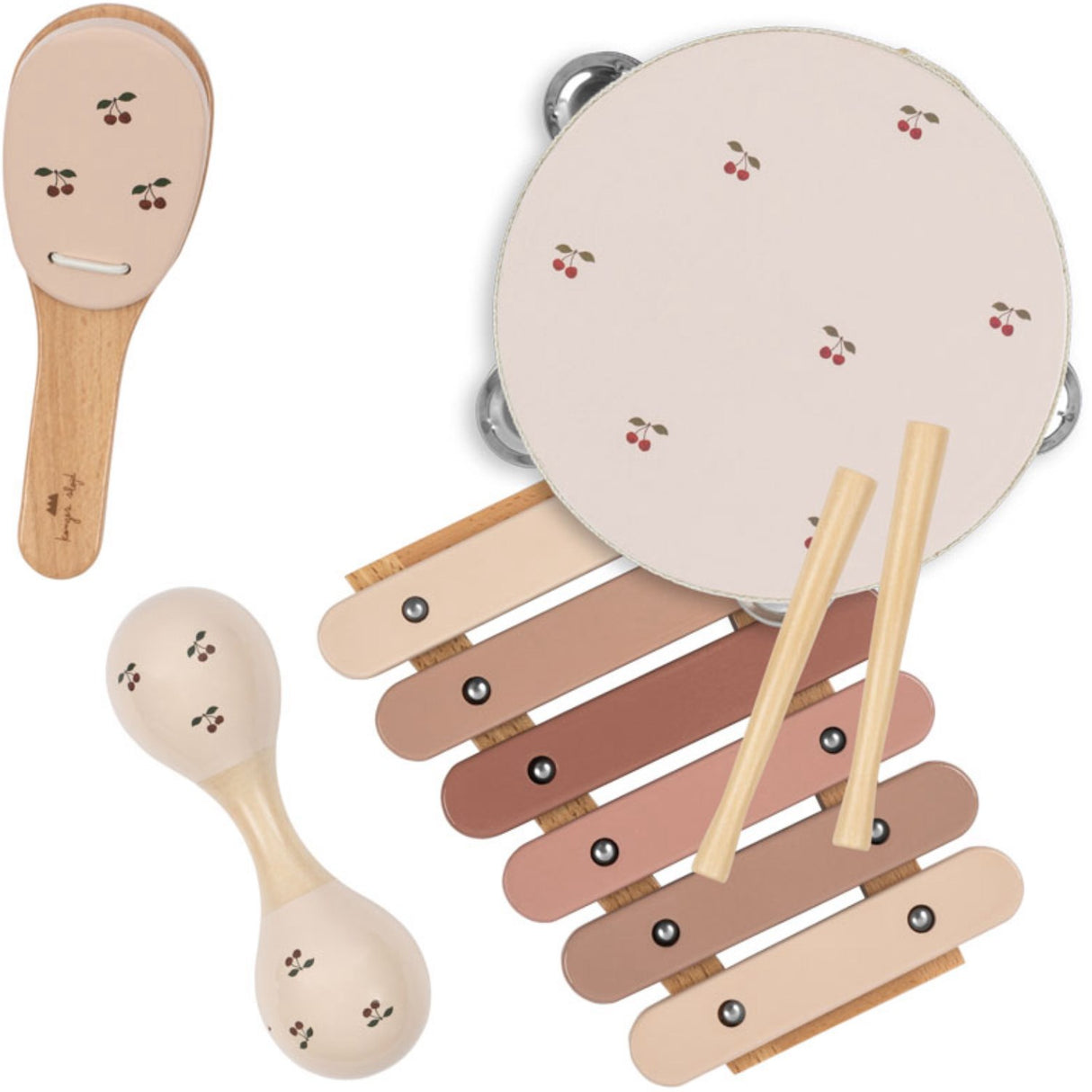 Konges Sløjd Cherry Musikk Sett Cherry Glossy Fsc