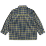 Konges Sløjd Laurel Blue Check Cara Ls Skjorte GOTS