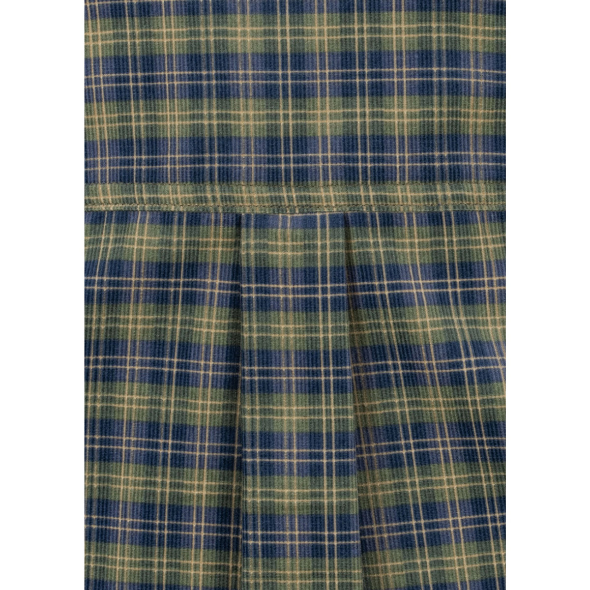 Konges Sløjd Laurel Blue Check Cara Ls Skjorte GOTS
