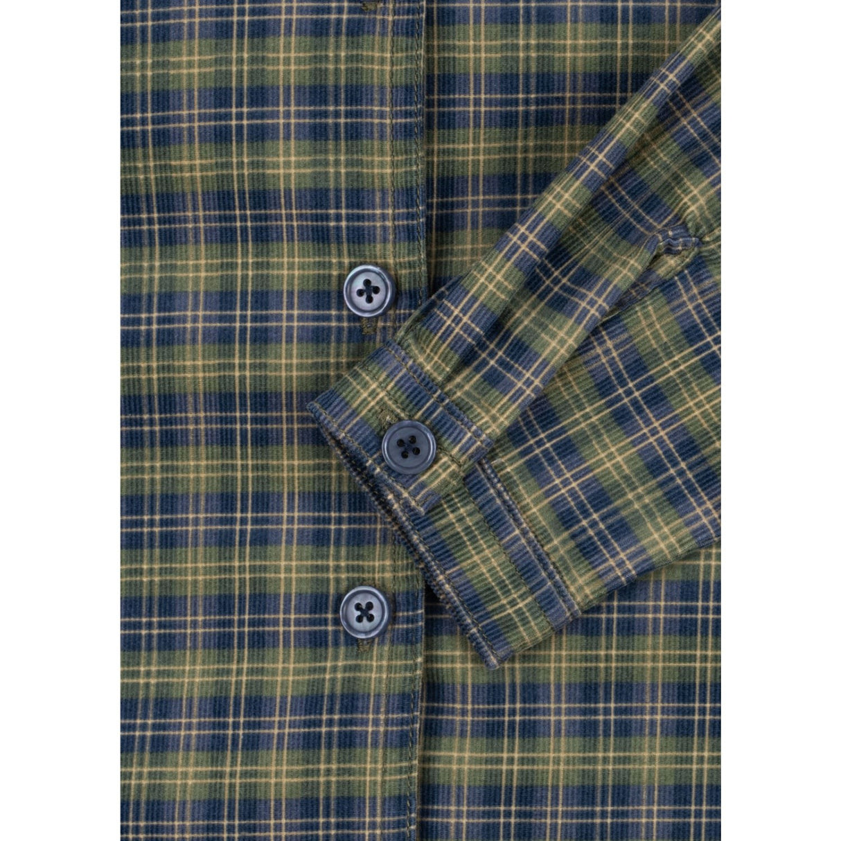 Konges Sløjd Laurel Blue Check Cara Ls Skjorte GOTS