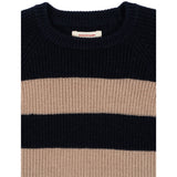 Konges Sløjd Blue Stripe Vitum Strikk Sweater