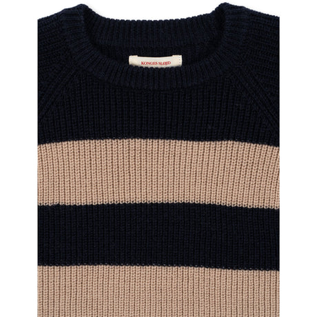 Konges Sløjd Blue Stripe Vitum Strikk Sweater