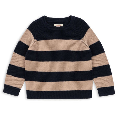 Konges Sløjd Blue Stripe Vitum Strikk Sweater