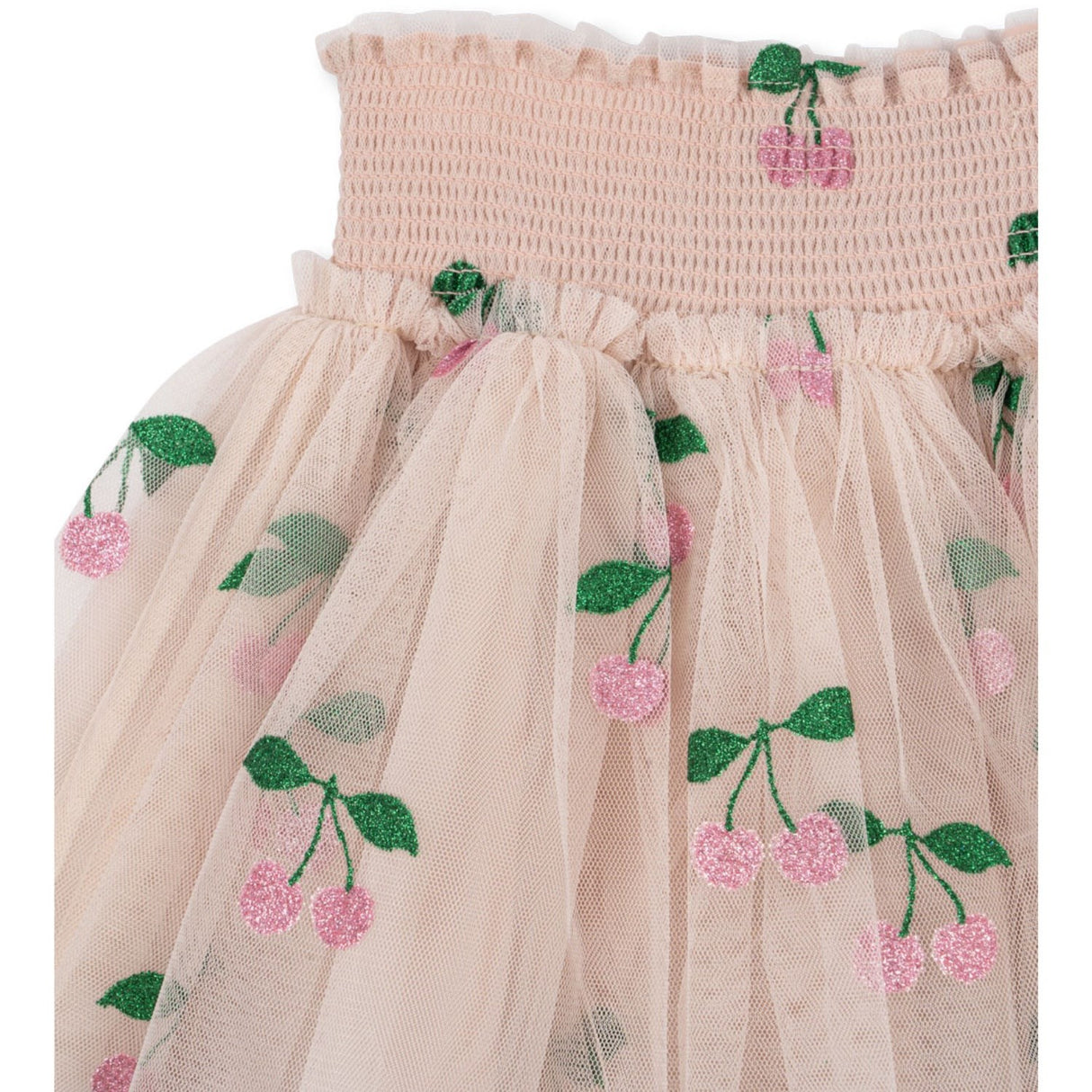 Konges Sløjd Ma Grande Cerise Pink Glitter Tullie Smock Skjørt