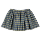 Konges Sløjd Laurel Blue Check Terre Skjørt GOTS