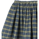Konges Sløjd Laurel Blue Check Terre Skjørt GOTS