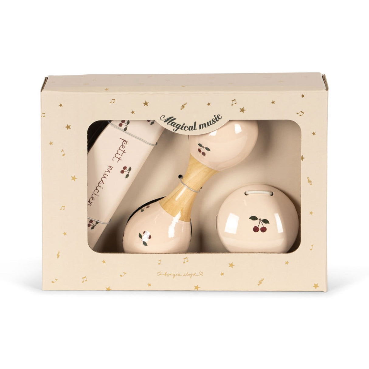 Konges Sløjd Cherry Musikk Sett Petit Cherry Glossy Fsc