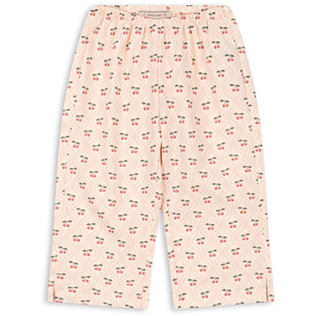 Konges Sløjd Cherry Pink Motif Cianna Bukser GOTS
