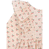 Konges Sløjd Cherry Pink Motif Cianna Ls Bue Kjole GOTS