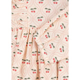 Konges Sløjd Cherry Pink Motif Cianna Ls Bue Kjole GOTS