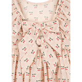 Konges Sløjd Cherry Pink Motif Cianna Ls Bue Kjole GOTS