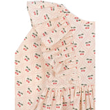 Konges Sløjd Cherry Pink Motif Cianna Ls Bue Kjole GOTS