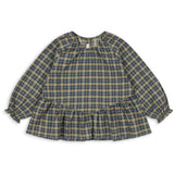 Konges Sløjd Laurel Blue Check Terre Bluse GOTS