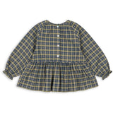 Konges Sløjd Laurel Blue Check Terre Bluse GOTS