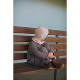 COPENHAGEN COLORS Soft Pink Lt. Strikket Merino Elefantlue Med Frill