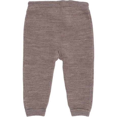 COPENHAGEN COLORS Natural Mel Merino Baby Leggings In Garter Stitch