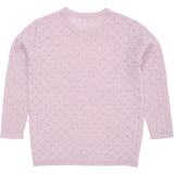 COPENHAGEN COLORS Lavender Merino Classic Pointelle Bluse