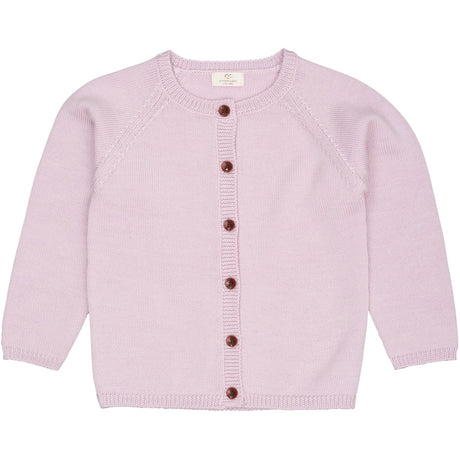 COPENHAGEN COLORS Lavender Merino Strikket Cardigan