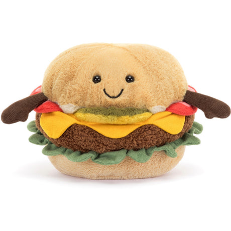 Jellycat Fastfood, Amuseables Burger, 11 Cm