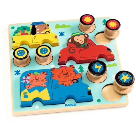Djeco Puzz & Roll, Kjøretøy