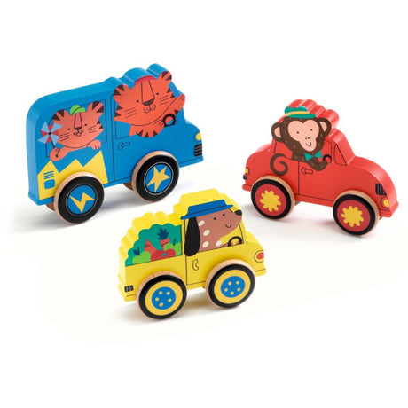 Djeco Puzz & Roll, Kjøretøy