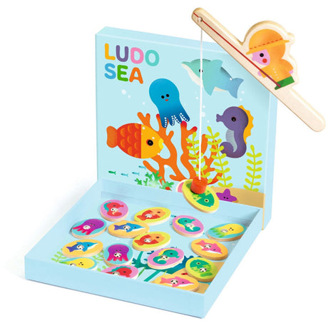 Djeco Trelærlingespill, Ludo Sea 4 Spill